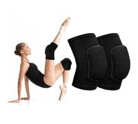 flintronic 1 Par Rodilleras Protectoras, Rodilleras Suaves Unisex, Rodilleras Elásticas Antideslizantes para Danza, fútbol, Voleibol, Baloncesto, Yoga (L)