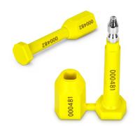 Flintronic 10 Piezas Precintos para Contenedores en un Juego, Precinto de Seguridad de Alta Seguridad Numerado Continuamente, Acero S贸lido Precintos para Contenedores, para Camiones, Vagones