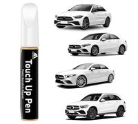 flintronic 12 ml Reparador Arañazos Coche, LC9A/0Q Blanco Pluma De Retoque Del Coche Compatible con Volks-wagen, Quita Arañazos CochE, Rotulador ArañazoS Coch-e, para Retoque y Reparación de Pintura