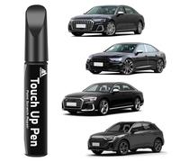 flintronic 12 ml Reparador Arañazos Coche, LY9T/OE Negro Pluma De Retoque Del Coche Compatible con Audi, Quita Arañazos CochE, Rotulador ArañazoS Coch-e, para Retoque y Reparación de Pintura
