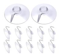 flintronic 12 PCS 40mm Ventosas de Cabeza de Hongo con Gancho