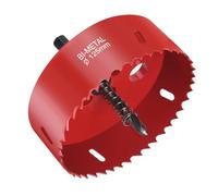 Flintronic 125mm Sierra de Corona Bimetálica, con Adaptador y Broca Piloto