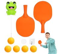 Flintronic 1PCS Set de Entrenamiento de Tenis de Mesa, Set de Entrenamiento de Tenis de Mesa Colgante Ajustable para niños, Ejercitador de Tenis de Mesa, para Colgar Niños Pingpong