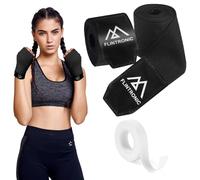 flintronic 1PCS Vendas de Boxeo, Envolturas de Mano de Boxeo, Elástico Correa de Muñeca Soporte Cinta, Vendaje Envolturas Protector, Boxing Artes Marciales Entrenamiento Hand Wraps