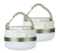 Flintronic 2 Piezas de Camping, 5 Modos de Luz, Puerto USB Luz Sos Portátil para Exteriores con Gancho, Resistente Al Agua IP43 para Senderismo, Pesca, Alimentación de Emergencia En El Hogar