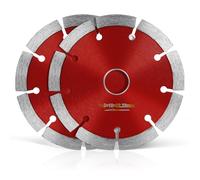 Flintronic 2 piezas disco de corte de diamante universal 115 mm, Disco Diamante, Disco Tronzador Diamante Amoladora, hormigón, piedra, ladrillo Disco de diamante