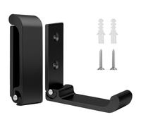 flintronic 2 Piezas Ganchos Plegables Pared, Ganchos Colgador Plegable de Aleación de Zinc, Perchero Plegab-le Pared, Autoadhesiv Gancho Par-ed Puerta, para Colgar Abrigos Bufandas, Monederos, Negro