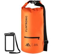 flintronic 20L Bolsa Impermeable, Bolsa de Hombro Impermeable IP66, para Canoa Kayak Barco Camping Natación Rafting Velo Pesca