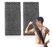 Flintronic 2PCS African Net Sponge, 100CM Exfoliating Net, for Bathing & Deep Body Exfoliating, Stretchable Bath Sponge for Back Scrubber, Foot, Joint