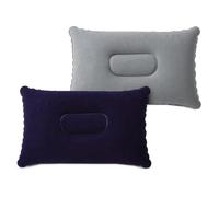 flintronic 2PCS Cojines inflables, Paquete Múltiple de Cojines Inflables, Portátil y Ligera, para Viajar Acampar al Aire Libre Pescar Oficina Casa Coche-Ultraligero 34 * 22CM