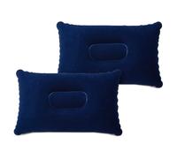 flintronic 2PCS Cojines inflables, Paquete Múltiple de Cojines Inflables, Portátil y Ligera, para Viajar Acampar al Aire Libre Pescar Oficina Casa Coche-Ultraligero 38 * 24CM