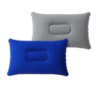 flintronic 2PCS Cojines inflables, Paquete Múltiple de Cojines Inflables, Portátil y Ligera, para Viajar Acampar al Aire Libre Pescar Oficina Casa Coche-Ultraligero 34 * 22CM