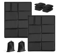 flintronic 2PCS Estera Plegable Portáti, Cojín Plegable Al Aire Libre, Cojín Asiento Prueba Agua, Plegable Asiento Almohadilla, Cojín de Asiento al Aire Libre Portátil, para Niños, Picnic y Camping