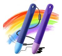 Flintronic 2PCS Lapiz para Tablet para Niños, Lápiz de Goma para Pantalla Táctil, Bolígrafos de Dibujo para Niños, Compatible con iPhone/Android/iPad/iWatch/Kindle/Smartwatch (Morado + Azul)