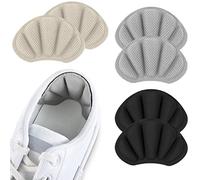 Flintronic 3 Pares de Parches de Reparación de Orificio de Talón, Almohadilla de Reparación de Orificio de Zapatilla, Protector de Talón para Zapatos, Parche Autoadhesivo para Reparación de Talón