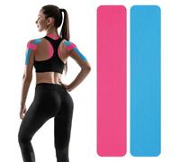 Flintronic 30PCS Cinta Kinesiologica Kinesiotape, 25x5cm Cinta Deportiva Elástica Terapéutica, Venda Neuromuscular Adhesiva, Alivio del Dolor Muscular y Soporte Articular, Transpirable y Impermeable