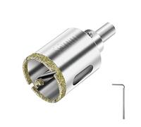 Flintronic 35mm Broca de Diamante, Cristal Broca Sierra con Broca Piloto Central, Taladro Hueco Sierra de Perforación con Revestimiento de Diamante, para Vidrio/Azulejo/Cerámica/Mármol/Piedra Caliza