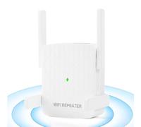 Flintronic 4-Antena WiFi Amplificador Extensor de Señal, Wi-Fi Extensor 1200Mbps Banda Dual 2.4G&5G, Repetidor WiFi, Amplificador Wi-Fi, Puerto Ethernet, Cobertura de hasta 185m², Modo Repetidor