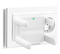 flintronic 4-Antena WiFi Amplificador Extensor de Señal, Wi-Fi Extensor 1500Mbps Banda Dual 2.4G&5G, Repetidor WiFi, Amplificador Wi-Fi, Puerto Ethernet, Cobertura de hasta 185m², Modo Repetidor/Ap