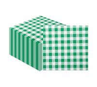 flintronic 40pc Servilleta Papel 2 Capas, 33x33cm Servilleta de Cuadros, Servilletas de Papel Verde Salvia, Servilletta de Papel Desechables, Servilletas Papel Decoradas, Fiestas, Bodas, Catering