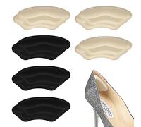 Flintronic 6 Pares Parches para Tacón Alto, Parches para Tacones, Reparación de Zapatos de Talón, Protector de Talón de Cuero, Reparación de Tacones Almohadillas para la Mayoría de Los Tipos