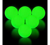 flintronic 6PCS Pelotas de Golf Luminosas, Bolas Luminosas de Golf Que Brillan Intensamente, Fluorescentes para Torneo, Brillantes, para Entrenamiento Nocturno y Tiro Largo