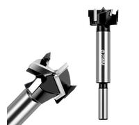 Flintronic Brocas Forstner, 25mm Brocas Forstner para Madera, Broca Forstn-er de Acero Tungsteno, Broca Para Madera de Dientes Múltiples con Eje Redondo para Made-ra, Made-ra Dura, Tableros de Fibra