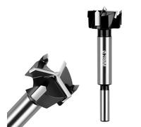 Flintronic Brocas forstner, 28 mm Brocas forstner para Madera, Broca Forstn-er de Acero de Tungsteno, Broca Para Madera de Dientes Múltiples con Eje Redondo,para Made-ra,Made-ra Dura,Tableros de Fibra