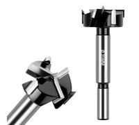 Flintronic Brocas forstner, 35 mm Brocas forstner para Madera, Broca Forstn-er de Acero de Tungsteno, Broca Para Madera de Dientes Múltiples con Eje Redondo,para Made-ra,Made-ra Dura,Tableros de Fibra