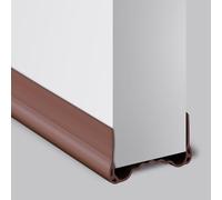 Flintronic Burlete Puerta, Burlete Bajo Puerta Tira Autoadhesivo Silicona, Aislamiento Acústico, Prueba de Viento, Anti-bug Sellado, Agua (marrón)