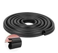 Flintronic Burlete Puerta Garaje, 3M Cinta de Sellado Multiuso para Puerta de Garaje, Unta de Sellado de Goma, Adecuado para Puertas de Tarjeta con Espesor de Chapa de 3 mm