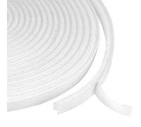 Flintronic Burletes Para Ventanas Correderas, Cepillo adhesivo de 6m, Junta de Cepillo Autoadhesiva, Burletes Para Ventanas, Prueba de Viento de Polvo Puerta Ventana Strip Pegatina 9 x 5 mm (Blanco)