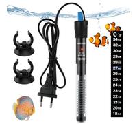 flintronic Calentador Acuario, 100W Termostato Acuario, Mergible Calentador de Agua Acuario con Termostato, Calentador Acuario 100 litros, para Acuarios, Depósitos de Peces, Tortugas Marinas