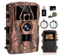 flintronic Cámara de Caza 60MP 8K HD, Cámara Caza con Ángulo de Detección de 120° y Grabación en Bucle, Impermeable IP66, Sensor 0,3s de Tiempo Activación, para Monitoreo de Vida Silvestre