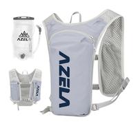 Flintronic Chaleco Hidratación Trail Running + 1.5 L Bolsa de Agua, Ultraligero Impermeable Mochila, para Deportes al Aire Libre, Correr, Ciclismo, Senderismo, Escalada, Gris