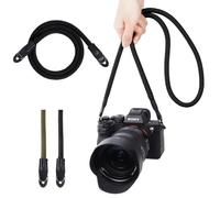 flintronic Correa de Cámara, 102 cm de Nailon Correa para Cámara, Correa para el Hombro Antideslizante para Cámara, para Cámaras Digitales SLR/DSLR/Nikon/Fujifilm/Sony/Olympus/Panasonic (Negro)