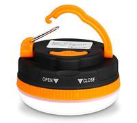 Flintronic de Camping, 5 Modos de Luz, Luz Sos Portátil para Exteriores con Gancho, Resistente Al Agua IP43 para Senderismo, Pesca, Alimentación de Emergencia En El Hogar (Batería No Incluida)