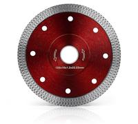 Flintronic Disco Diamante 125 mm, Disco Diamante Porcelanico Extrafino, disco de corte de diamante universal para corte de porcelánico, cerámica, granito y mármol tanto en seco como en húmedo