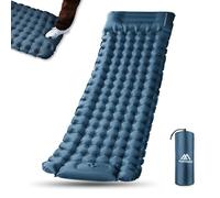 flintronic Esterilla Camping, Esterilla Inflable, Colchoneta Inflable para Dormir de 10CM Grosor con Bomba de Pie, Colchón de Aire para Acampar Portatíl y Plegable, para Camping, Senderismo, Playa