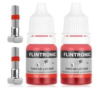flintronic Fijador de Tornillos, 2x5 ml Fijador de Tornillos Fuerte | Adhesión de Larga Duración, Prevención de La Oxidación y La Corrosión, Sujetadores Roscados, para Tuercas, Pernos