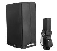 flintronic Funda Impermeable para Bolsa De Golf, Bolsa De Golf Universal de PVC, Funda de Lluvia Portátil para Bolsa de Golf, para Carros de Empuje (Negro)