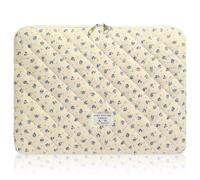 flintronic Funda Portátil de 14 Pulgadas, Funda Ordenador Portátil, Organizador Multifuncional para Portátil, con Diseño De Flores, Compatible con MacBook, Acer, ASUS, HP, DELL, Huawei, Lenovo