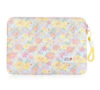flintronic Funda Portátil de 15,6 Pulgadas, Funda Ordenador Portátil, Organizador Multifuncional para Portátil, con Diseño De Flores, Compatible con MacBook, Acer, ASUS, HP, DELL, Huawei, Lenovo