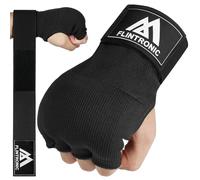 flintronic Gel Vendas de Boxeo, Guantes Interiores Boxeo, 95cm Elástico Correa de Muñeca Soporte Cinta, Puño Acolchado Protección para Manos, Muay Thai Kick Boxing MMA Artes Puñetazos Marciales (L)