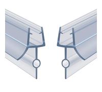 flintronic Goma para Mampara de Ducha, 2 PCS 40CM Junta Para Mampara de Ducha con ajuste perfecto para puertas de 4-6 mm, Ajustable Goma mampara ducha, Perfil de mampara fácil instalar