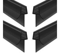 flintronic Goma para Mampara de Ducha, 4 PCS 30CM Junta Para Mampara de Ducha con ajuste perfecto para puertas de 4-6 mm, Ajustable Goma mampara ducha, Perfil de mampara fácil instalar