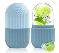 Flintronic Ice Roller, Rodillo Facial Hielo Silicona, Reutilizable Rodillo Facial De Hielo, Reduce la Hinchazón, Mejora la Piel, Reducir Poros, para Ojeras, Arrugas y Elasticidad