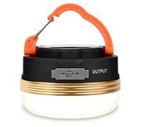 Flintronic Linterna Camping Recargable, LED Lámpara Camping con Base Iman & Gancho, USB Luz SOS Portátil con 3 Modos, IP43 Impermeable para Emergencia, Acampar al Aire Libre