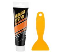 Flintronic Masilla Tubo de Escape, Pasta de Reparación de Escape de 150 g, Resistente al Calor Pasta de Esca-pe, Pas-ta de Montaje de Esca-pe, para Silenciadores de Coche, Tubos de Escap-e