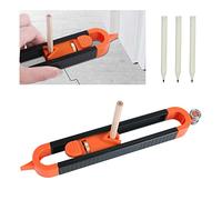 Flintronic Medidor de Contornos con Bloqueo, 233 mm Medidor Contornos Precision con 3 Lápiz, Duplicador de Contornos, Medidor de Formas Herramienta de Perfil para Medición Esquinas Irregulares